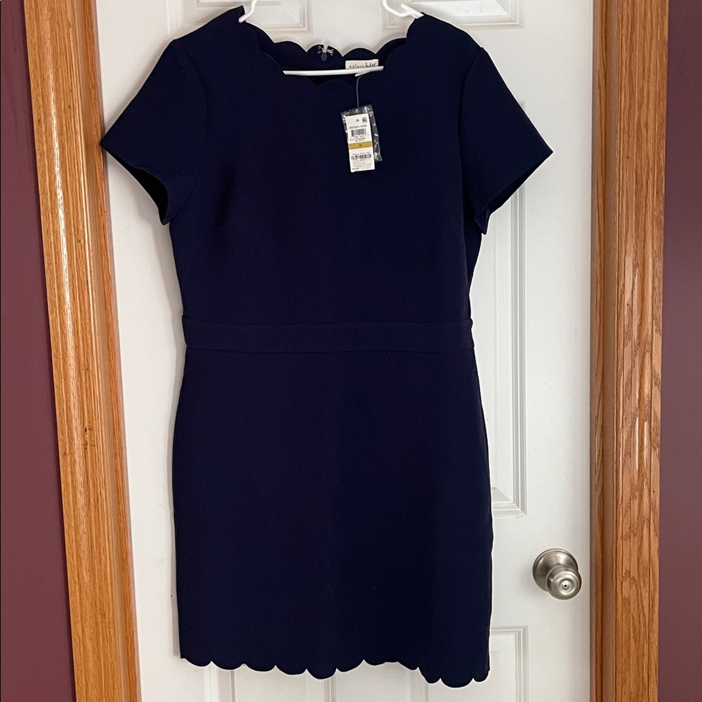 New Maison Jules Sz 14 Blue notte dress